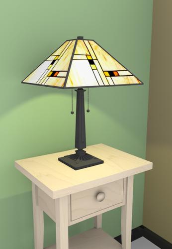 Mission Style Tiffany Table Lamp preview image